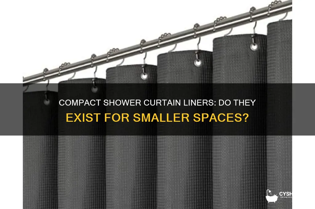 do they make shorter shower curtain liners