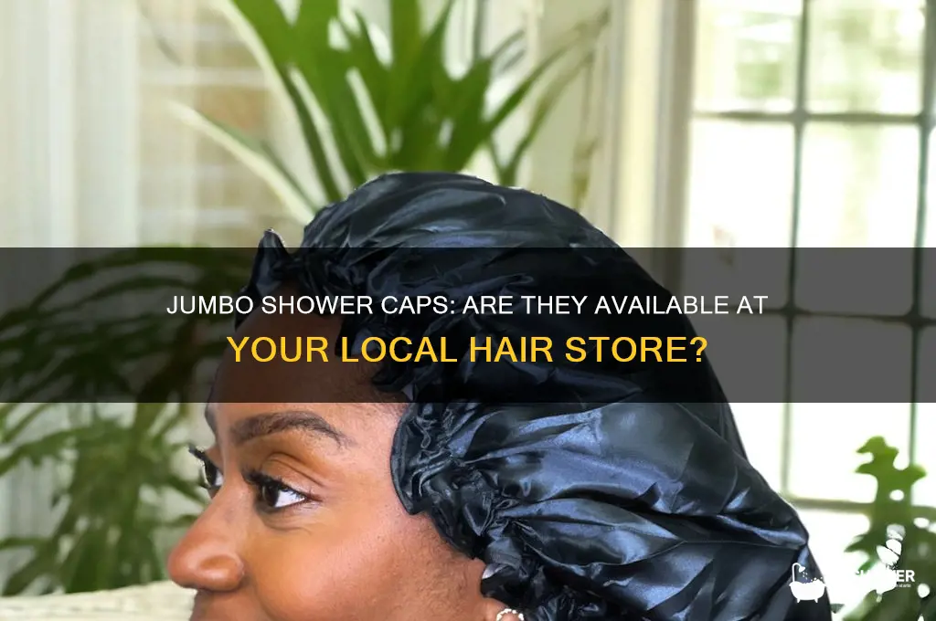 do they sell jumbo shower caps at the hair store