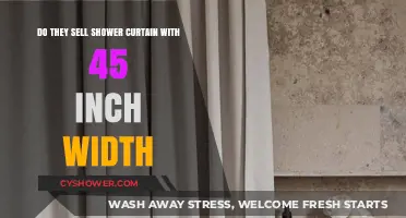 Finding the Perfect 45-Inch Width Shower Curtain: A Buyer's Guide