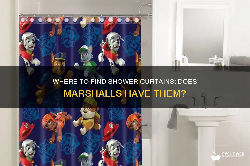 do they sell shower curtains at marshalls