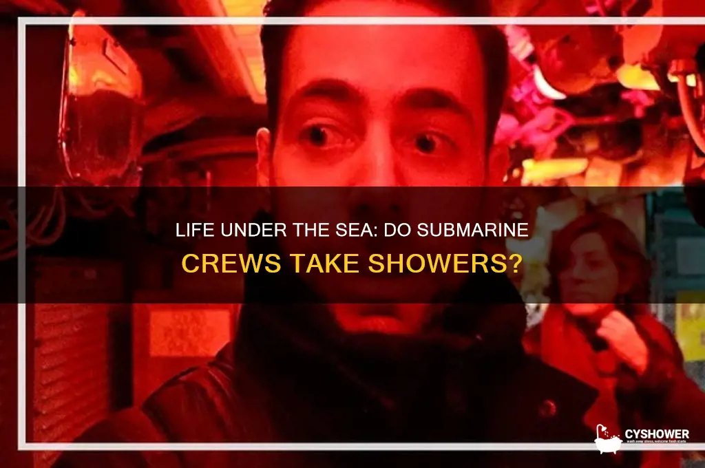 do they take shower in submarine
