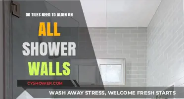 Shower Tile Alignment: Must All Walls Match Perfectly?