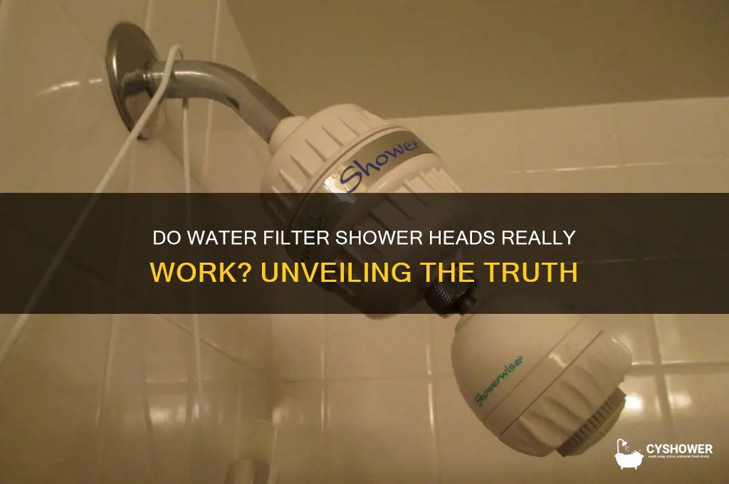 do water filter shower heads work