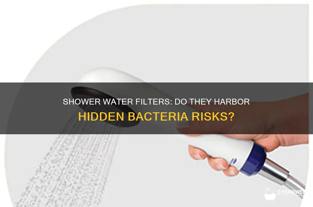 do water filters in shower hold bacteria