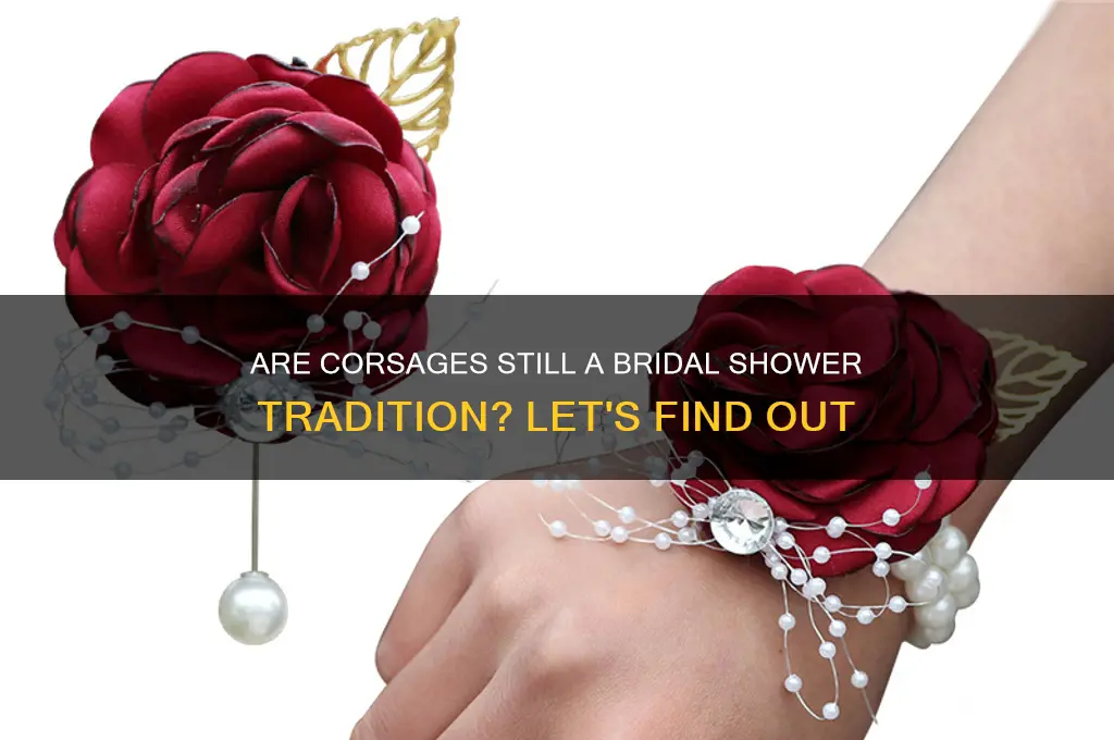do we still do corsages for bridal shower