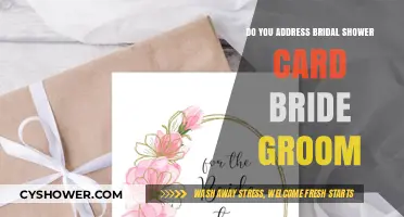 Bridal Shower Card Etiquette: Addressing the Bride and Groom's Names