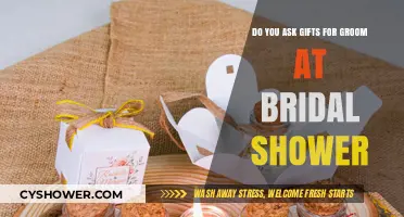 Should You Include Groom's Gifts in the Bridal Shower Tradition?