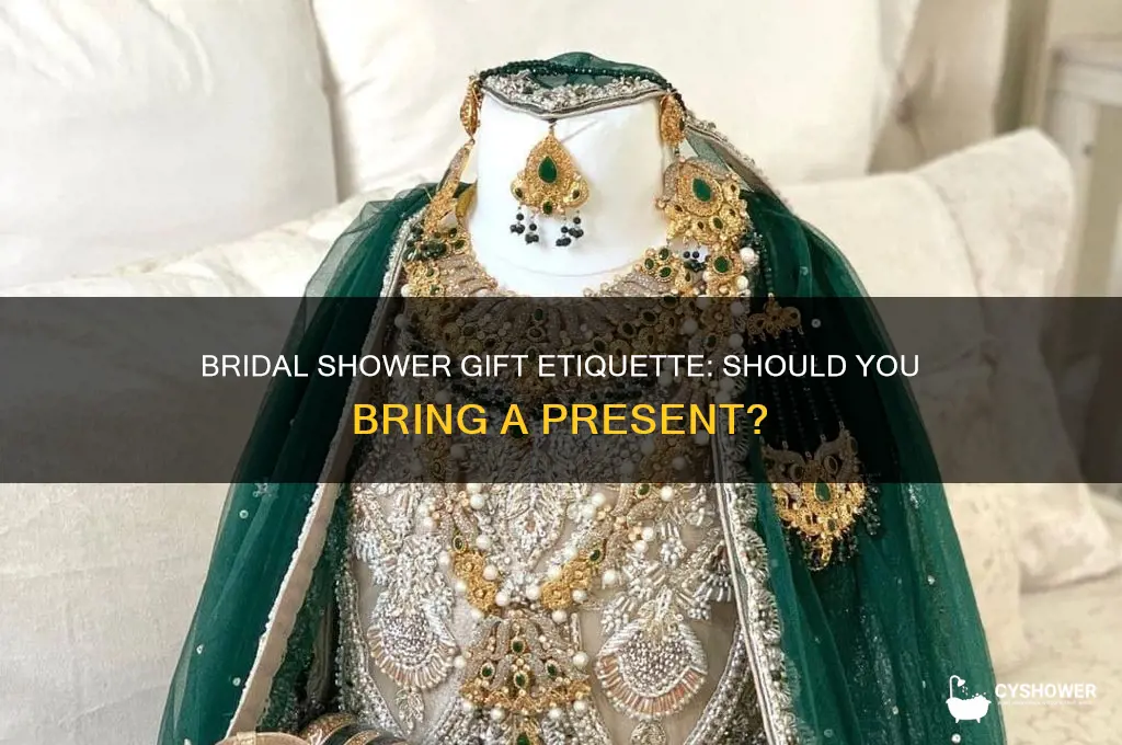 do you bring a gift to a bridal shower