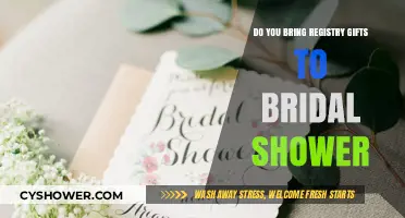 Bridal Shower Gift Etiquette: Should You Bring Registry Gifts?