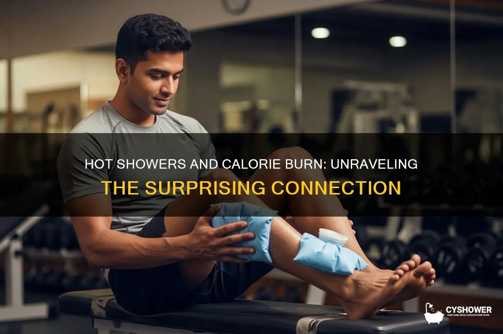 do you burn calories when you take a hot shower