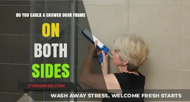 Should You Caulk Both Sides of a Shower Door Frame?