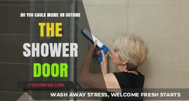 Caulking Shower Doors: Inside vs. Outside – Which is Best?