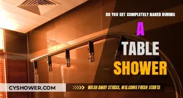 Table Shower Etiquette: Naked Truth About Getting Undressed