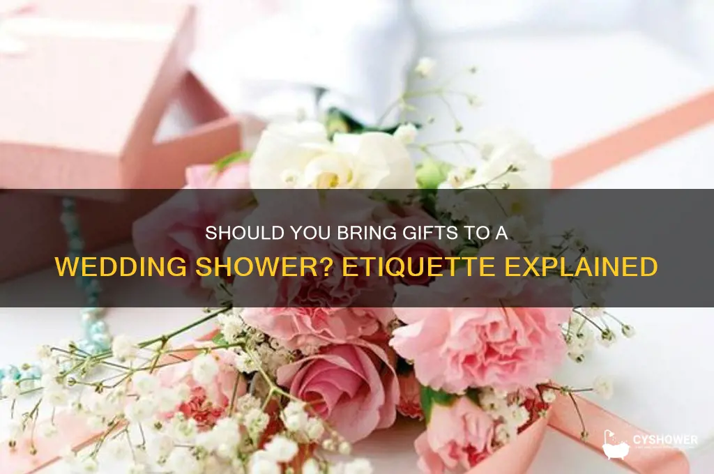 do you get gifts for a wedding shower