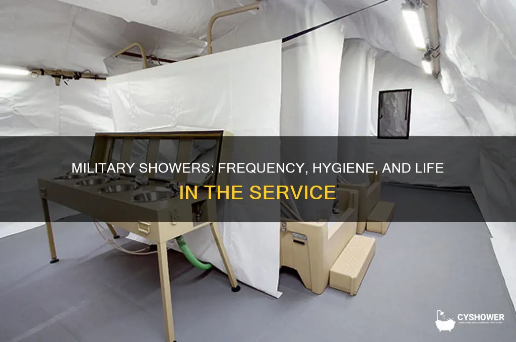 do you get to shower in the military