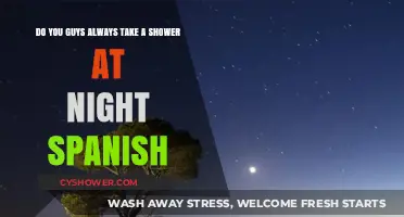 Showering at Night: Spanish Habits and Cultural Insights Explored