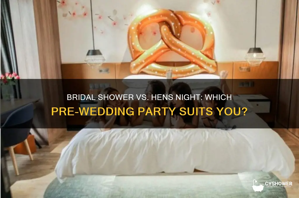 do you have a bridal shower and hens night