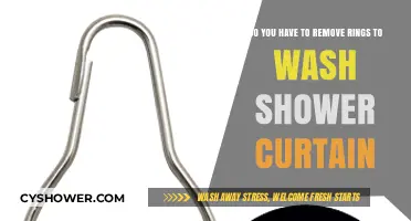 Should You Remove Rings When Washing Your Shower Curtain?