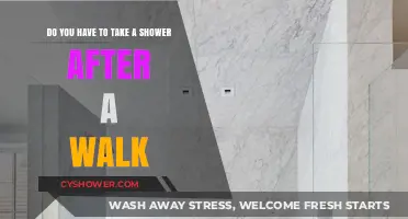 Post-Walk Shower: Necessary or Optional? Unraveling the Hygiene Debate