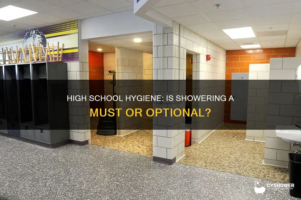 do you have to take a shower in high school