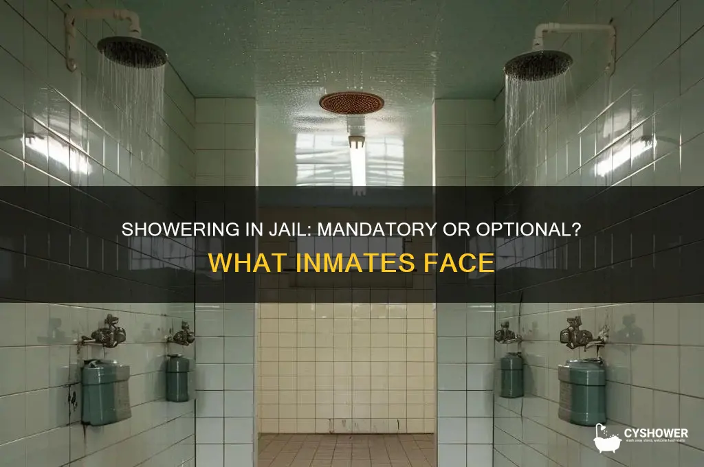 do you have to take a shower in jail