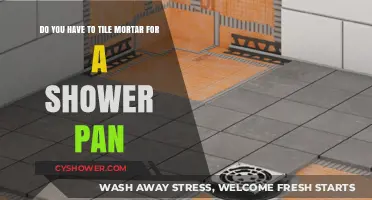 Tiling a Shower Pan: Is Mortar Application Necessary?