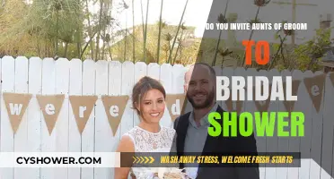 Should You Invite the Groom's Aunts to the Bridal Shower?