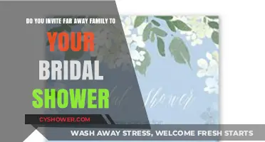Should You Invite Distant Relatives to Your Bridal Shower?