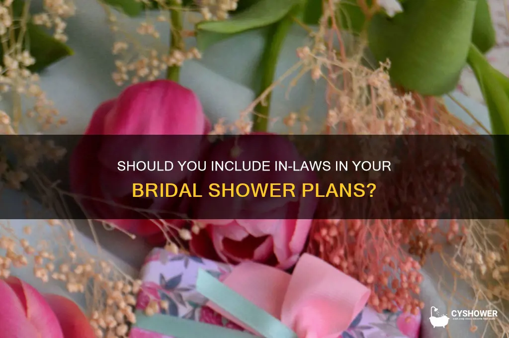 do you invite in laws to bridal shower