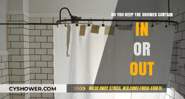 Shower Curtain Dilemma: Inside or Out for a Dry Bathroom?