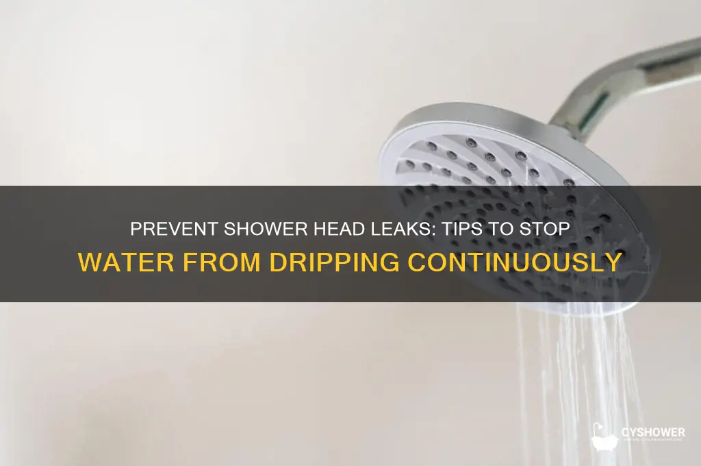 do you keep water coming out from shower head