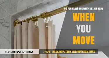 Should You Leave Shower Curtain Rods Behind When Moving?