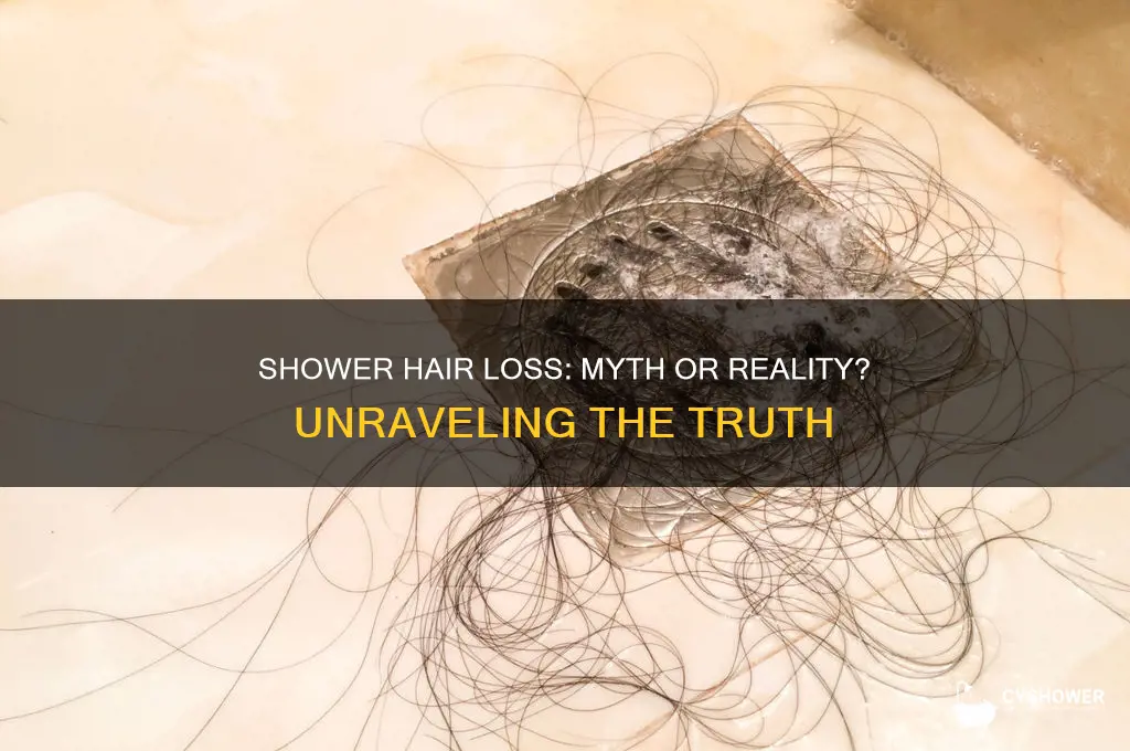 do you lose more hair in the shower