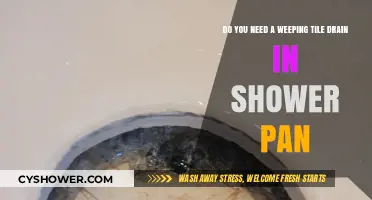 Weeping Tile Drain in Shower Pan: Essential or Optional?
