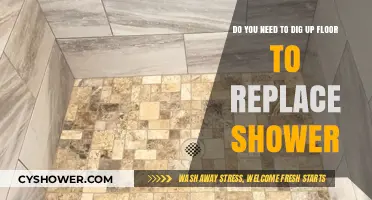 Replacing Your Shower: Is Digging Up the Floor Necessary?