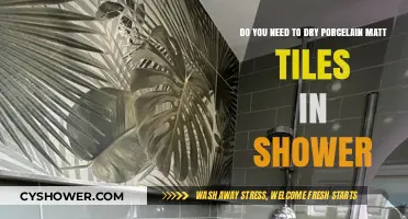 Should You Dry Porcelain Matt Tiles in Your Shower? Tips and Advice