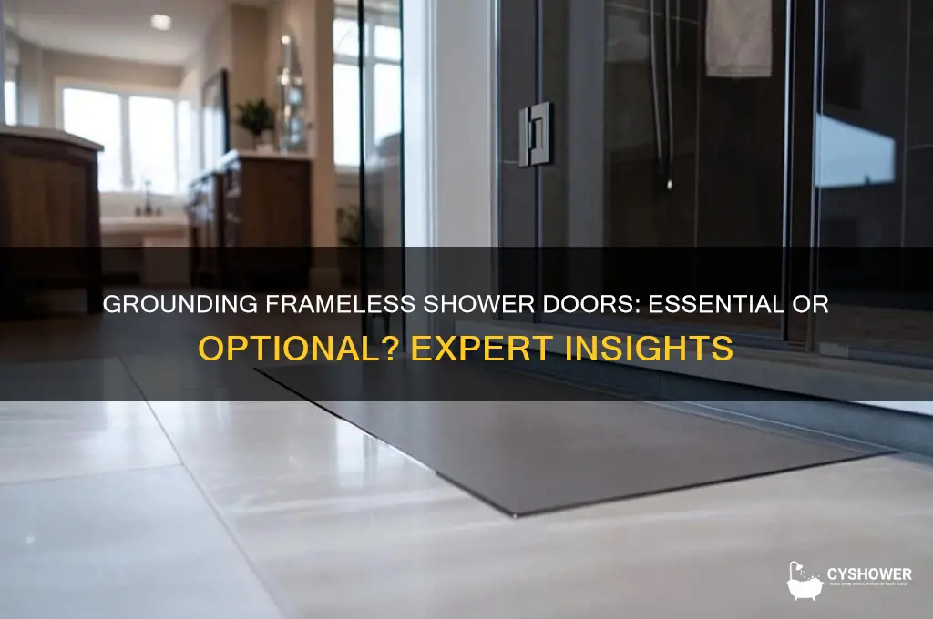 do you need to ground frameless shower doors