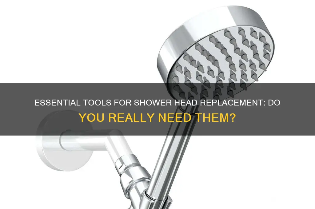 do you need tools to change a shower head