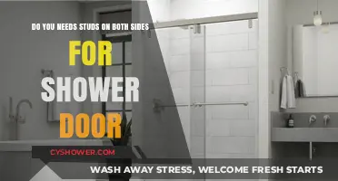 Shower Door Installation: Are Studs Required on Both Sides?