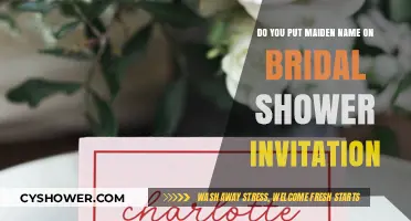 Maiden Name on Bridal Shower Invites: Etiquette and Modern Trends