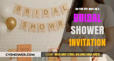 Mrs. or Miss? Bridal Shower Invitation Etiquette Explained