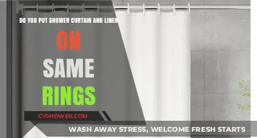 Shower Curtain and Liner Setup: Same Rings or Separate?