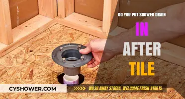 Shower Drain Installation: Should You Place It Before or After Tiling?