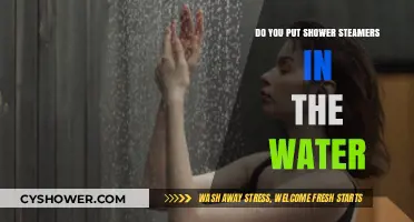Shower Steamers: Should You Place Them Directly in the Water?