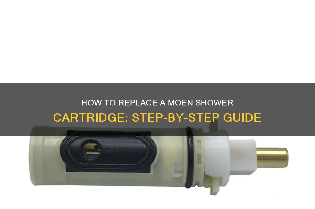 do you replace the cartridge in a moen shower