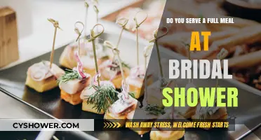 Should You Serve a Full Meal at a Bridal Shower? Tips & Ideas