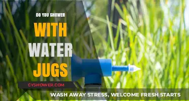 Showering with Water Jugs: A Practical Alternative or Necessity?