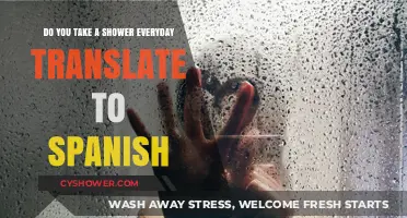 ¿Te duchas todos los días? Traducción y hábitos de higiene