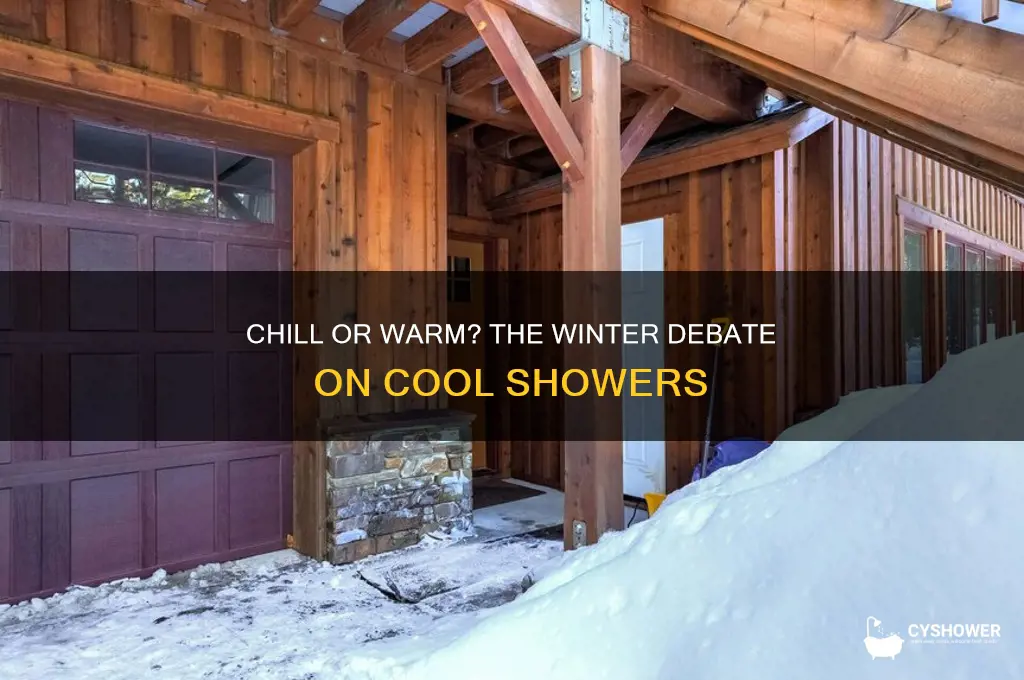 do you take cool shower in the winter