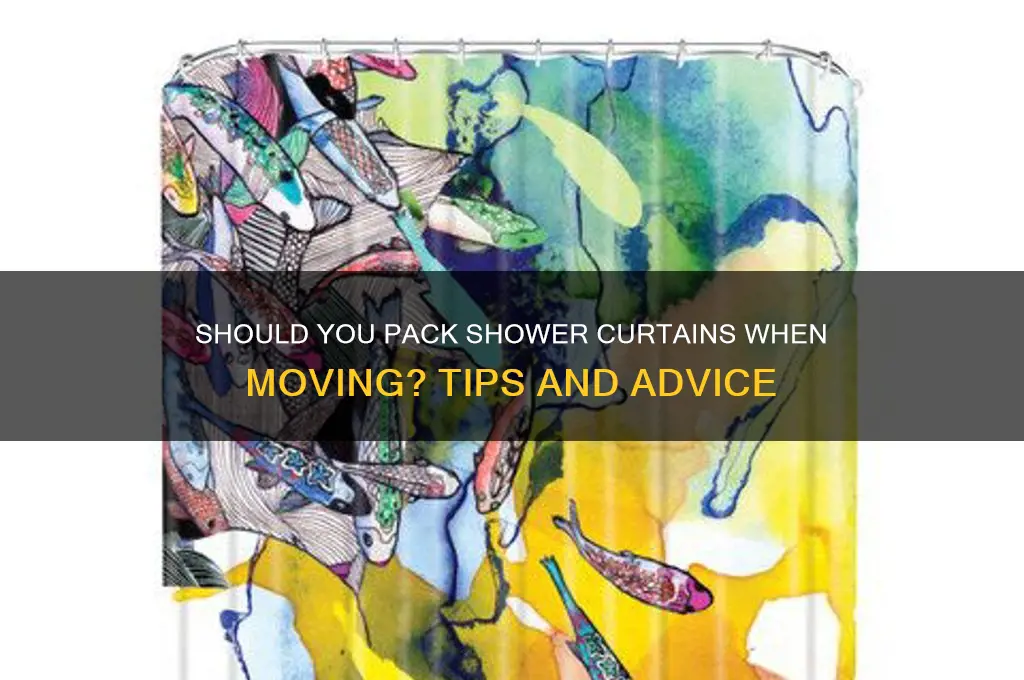 do you take shower curtains when you move